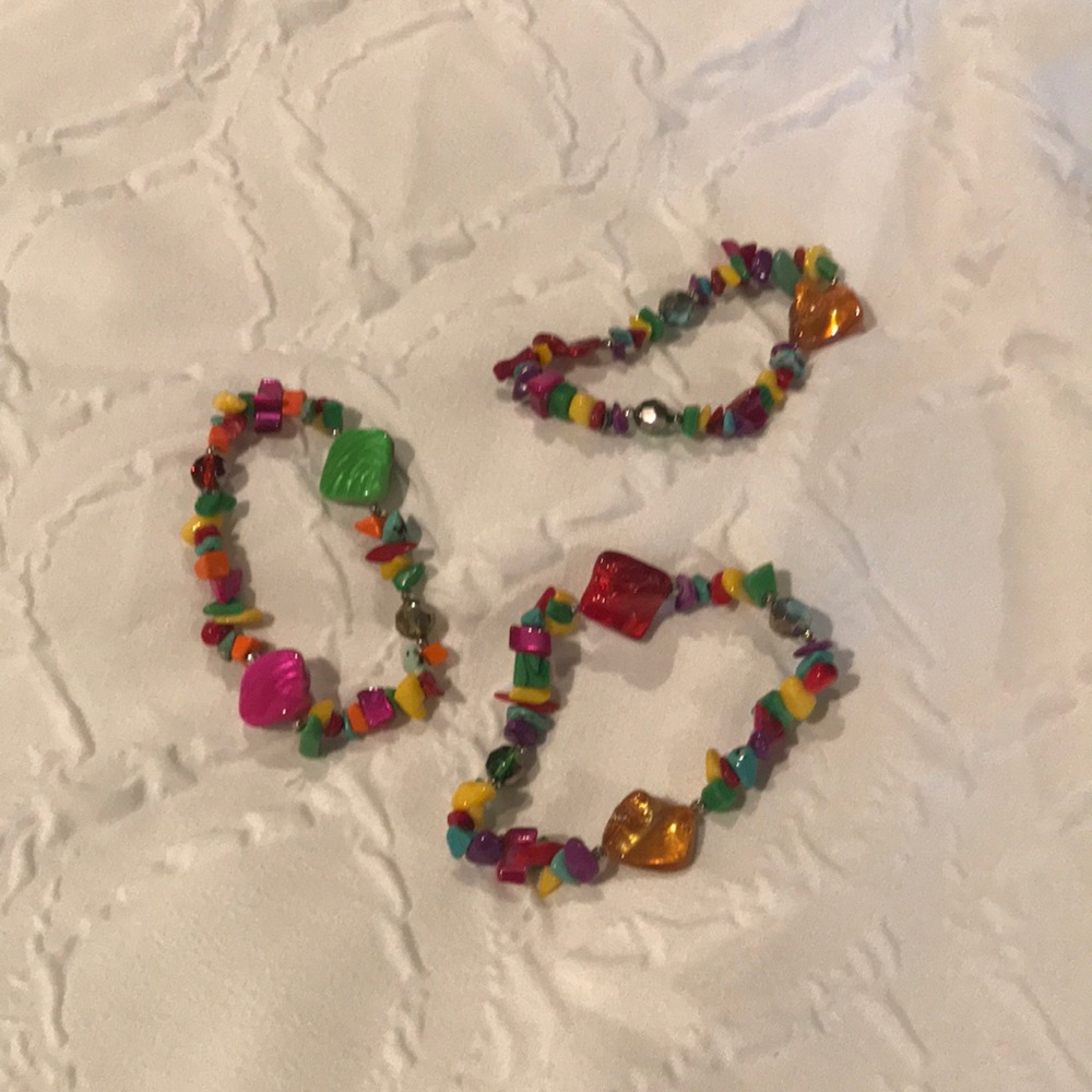 3 bright bracelets